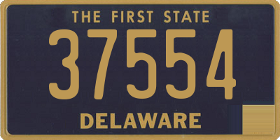 DE license plate 37554