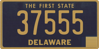 DE license plate 37555