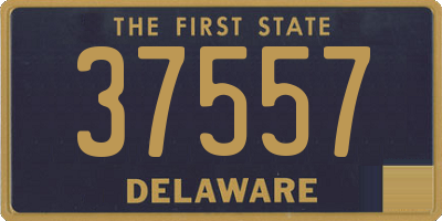 DE license plate 37557