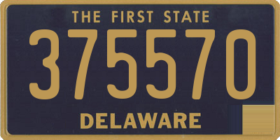 DE license plate 375570