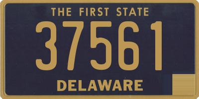 DE license plate 37561