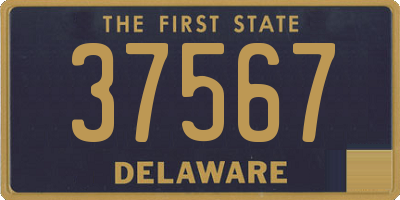 DE license plate 37567
