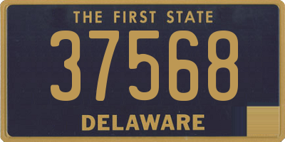 DE license plate 37568