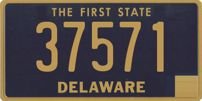 DE license plate 37571
