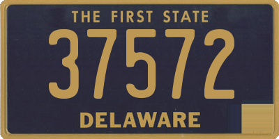 DE license plate 37572