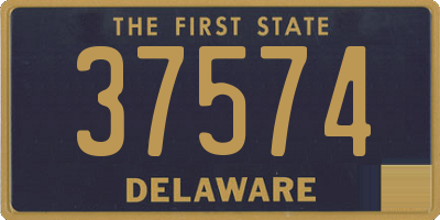 DE license plate 37574