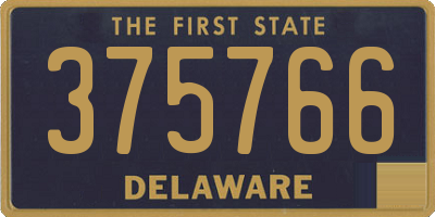 DE license plate 375766