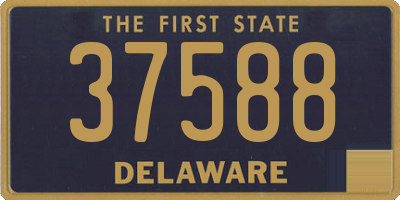 DE license plate 37588
