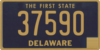 DE license plate 37590