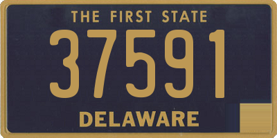 DE license plate 37591