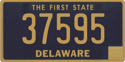 DE license plate 37595