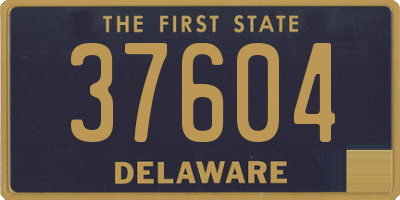DE license plate 37604