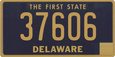 DE license plate 37606