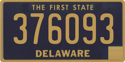 DE license plate 376093