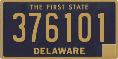 DE license plate 376101