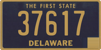 DE license plate 37617