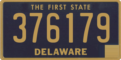 DE license plate 376179