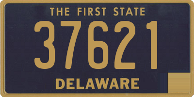 DE license plate 37621