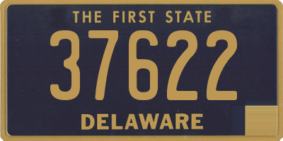 DE license plate 37622