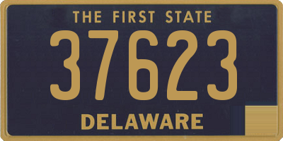 DE license plate 37623