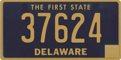 DE license plate 37624
