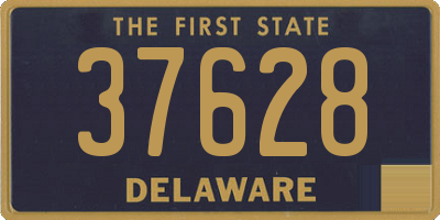 DE license plate 37628