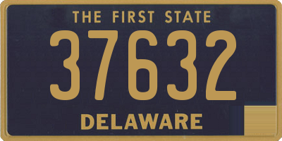 DE license plate 37632