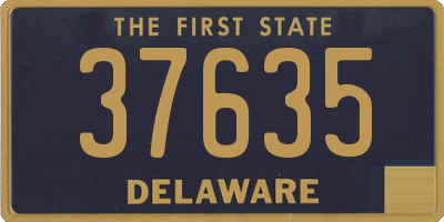 DE license plate 37635