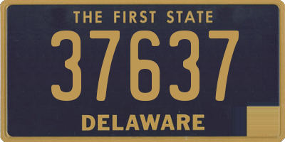 DE license plate 37637