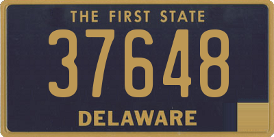 DE license plate 37648