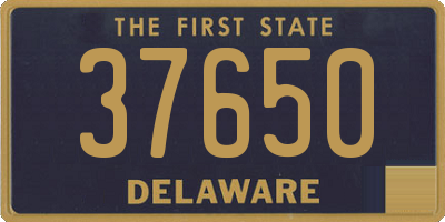 DE license plate 37650