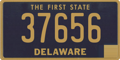 DE license plate 37656