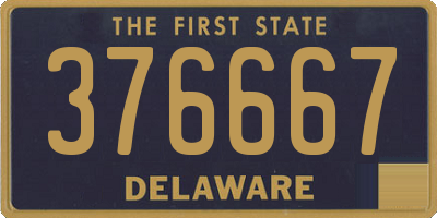 DE license plate 376667