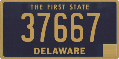 DE license plate 37667