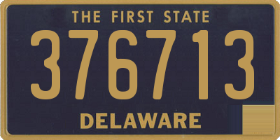DE license plate 376713