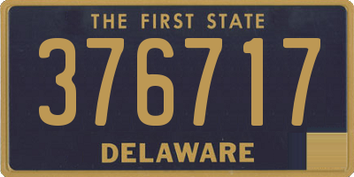 DE license plate 376717