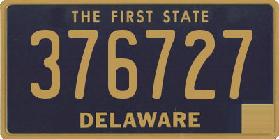 DE license plate 376727