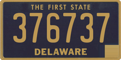 DE license plate 376737