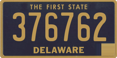 DE license plate 376762