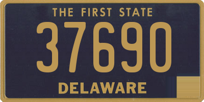 DE license plate 37690
