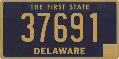 DE license plate 37691