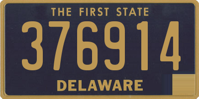 DE license plate 376914
