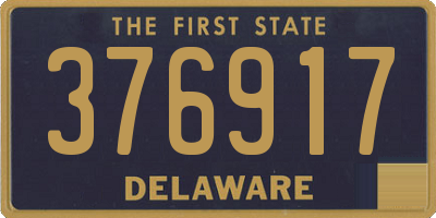 DE license plate 376917