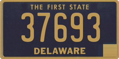 DE license plate 37693