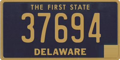 DE license plate 37694