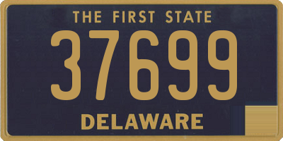 DE license plate 37699