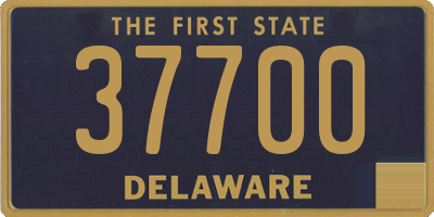 DE license plate 37700