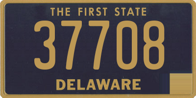 DE license plate 37708