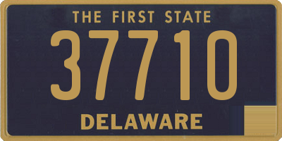 DE license plate 37710