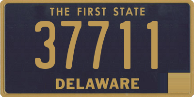 DE license plate 37711
